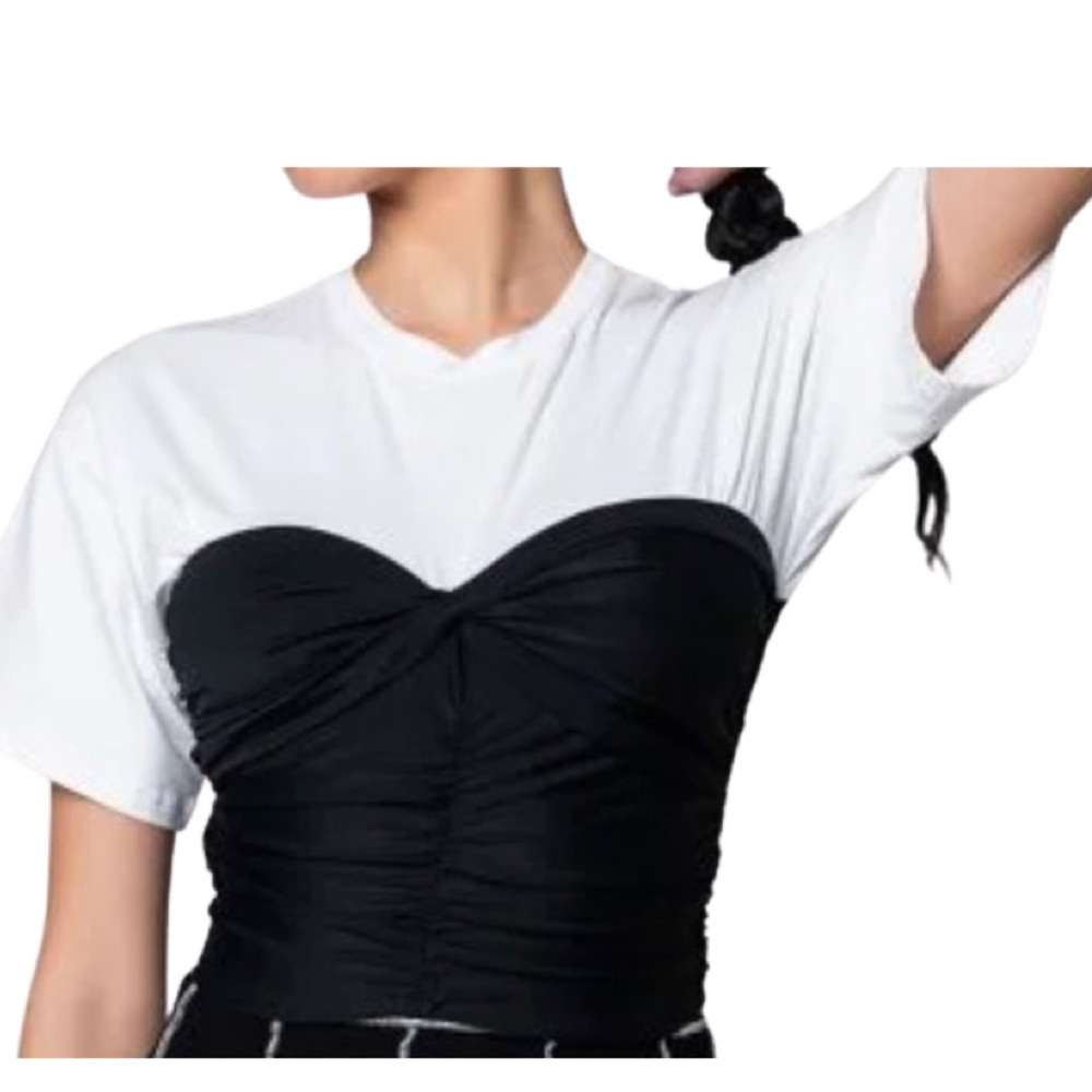 Busy Times Bustier Shirt XL NWT